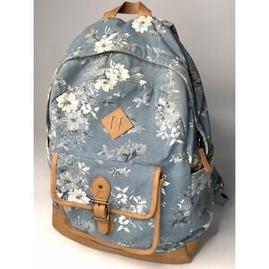 School Pottery Barn Teen Northfield Camilla Floral Blue/White Backpack